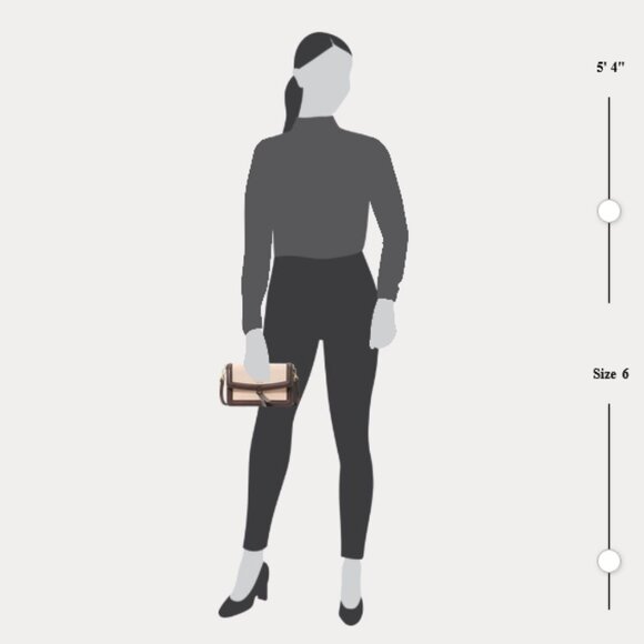 Kate Spade Knott Mini Flap Crossbody Bag Pebbled Leather Purse KM610 Milk Glass - Picture 6 of 6